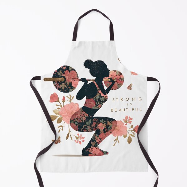Item preview, Strong Is Beautiful Floral Fitness Woman designed and sold by Mrokar.