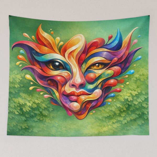 Item preview, Luminous abstract facial worlds designed and sold by Sigtrix.