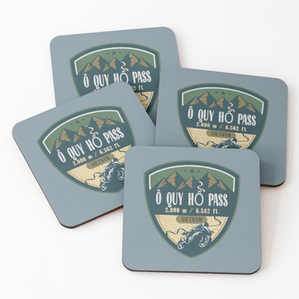 Item preview, O Quy Ho Pass Hoang Lien Vietnam Biker Badge designed and sold by CynthiaGraphics.