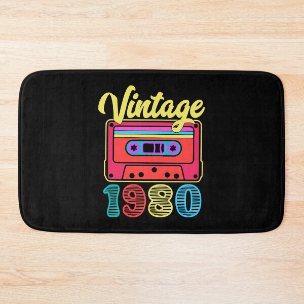 Item preview, 1980 Vintage Cassette – Retro Birth Year Birthday Colorful Gift Design designed and sold by EmeraldeaArt.
