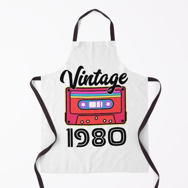 Item preview, 1980 Vintage Cassette – Retro Birth Year Birthday Gift Design designed and sold by EmeraldeaArt.