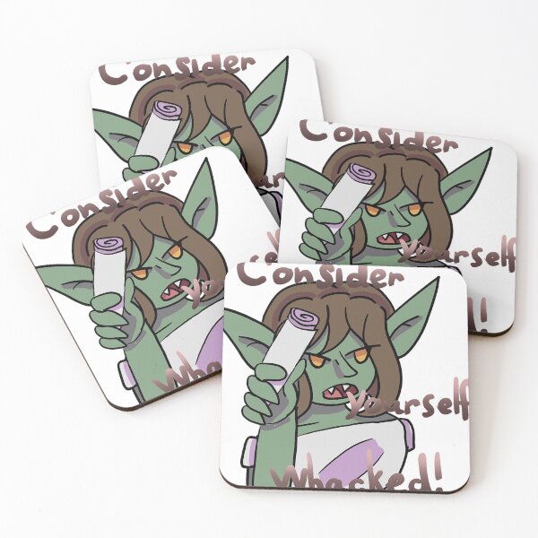 Item preview, Consider Yourself Whacked Goblin designed and sold by Hitendra6888.
