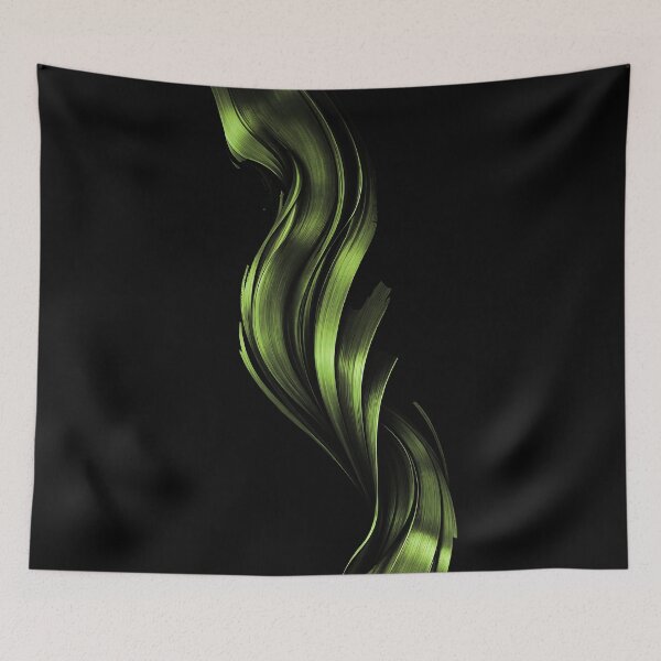 Item preview, Lime Green Abstract Flow Luxury Wave Background designed and sold by ScreenPin.