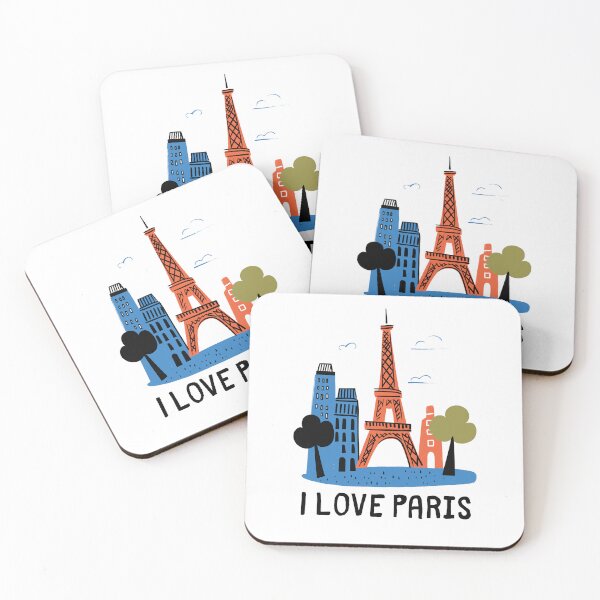 Item preview, I love Paris - T-shirt for travelers designed and sold by TobiasLogic.