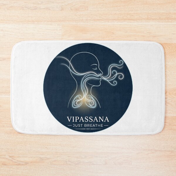 Item preview, Vipassana – Just Breathe | Calm Mind, Zen Balance & Mindfulness Design designed and sold by ArtsyExplorer.