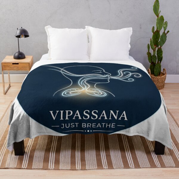Item preview, Vipassana – Just Breathe | Calm Mind, Zen Balance & Mindfulness Design designed and sold by ArtsyExplorer.