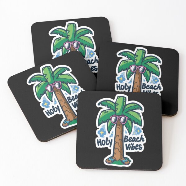 Artikelvorschau, Holy Beach Vibes Palm Tree Kawaii entworfen und verkauft von DailySparks.