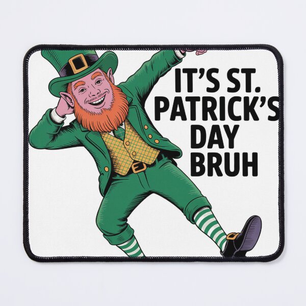 Item preview, Retro Riso Dabbing Leprechaun Art designed and sold by Bloomkept.