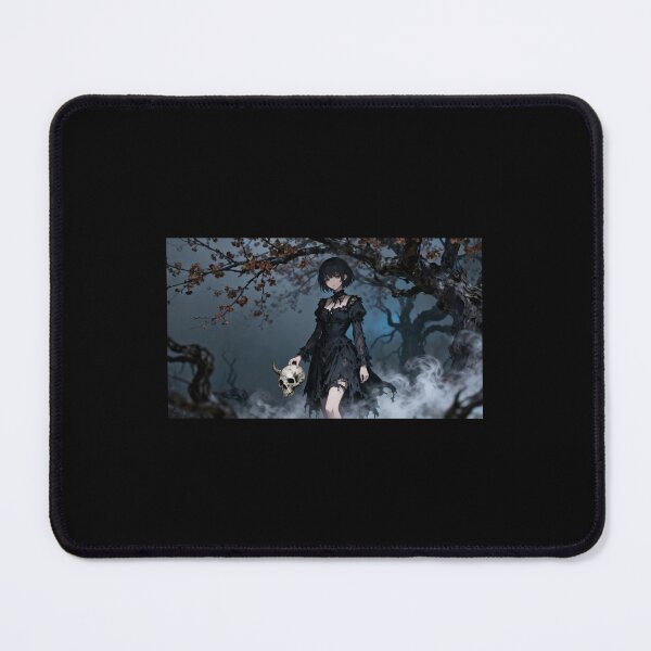 Item preview, Gothic Art Style Anime Girl Holding Skull designed and sold by AllxN.