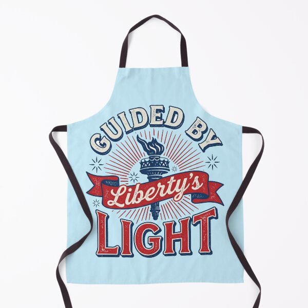 Item preview, Guided by Libertys Light Vintage USA 250th Anniversary Patriotic Torch 4th of July Design designed and sold by Cozy-Old-Pub.