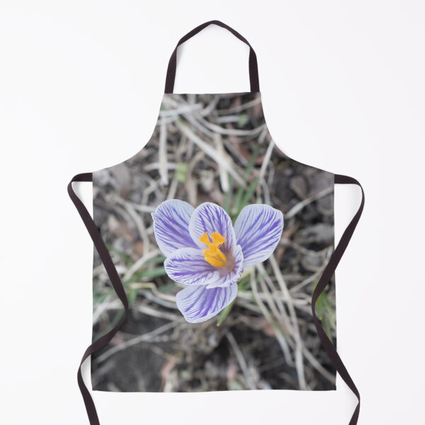 Item preview, Purple Stripes Crocus Bloom designed and sold by Georgia Mizuleva.