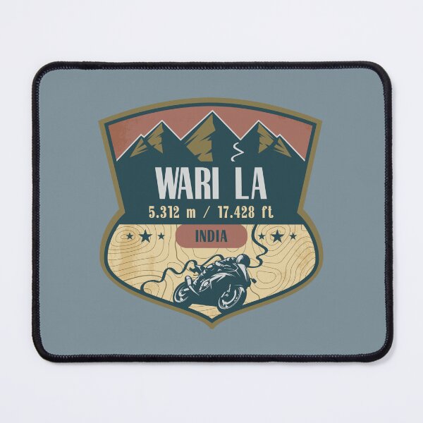 Item preview, Wari La Himalaya India Biker Badge designed and sold by CynthiaGraphics.