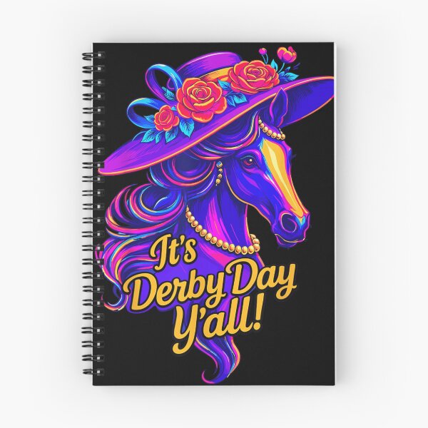 Item preview, Its Derby Day Yall Elegant Horse In Floral Hat Vaporwave Aesthetic designed and sold by Daisy Grimes.
