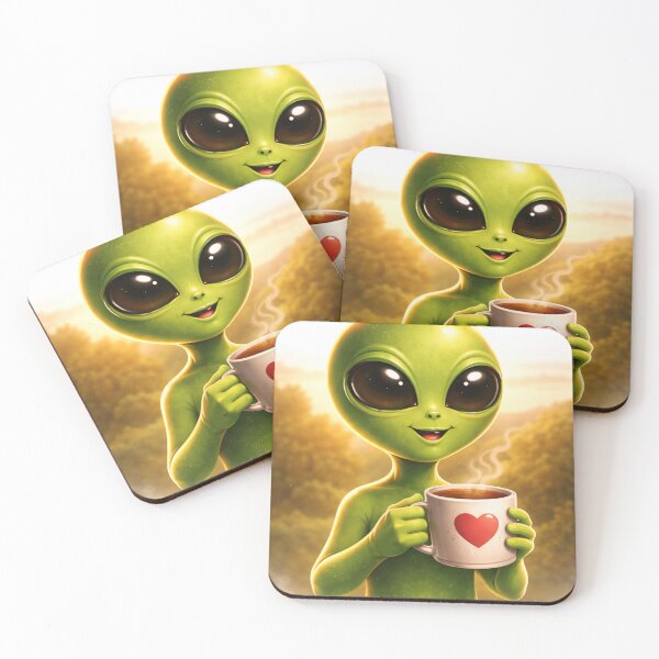 Item preview, Alien Coffee Lover designed and sold by Peace,love,andbeaches.