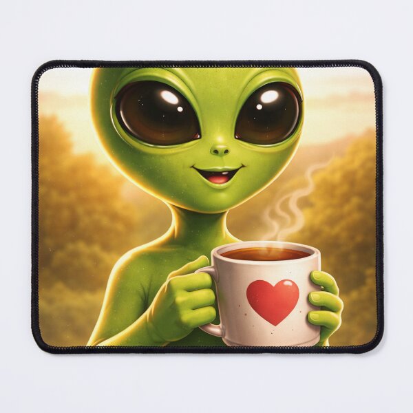 Item preview, Alien Coffee Lover designed and sold by Peace,love,andbeaches.