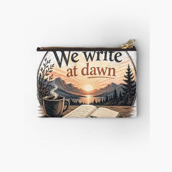 Item preview, We Write at Dawn - Hills designed and sold by WaywardWillowCo.