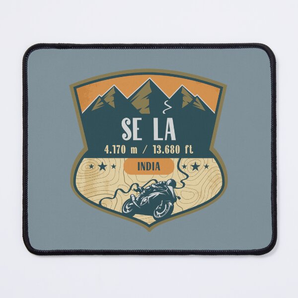 Item preview, Se La Himalaya India Biker Badge designed and sold by CynthiaGraphics.
