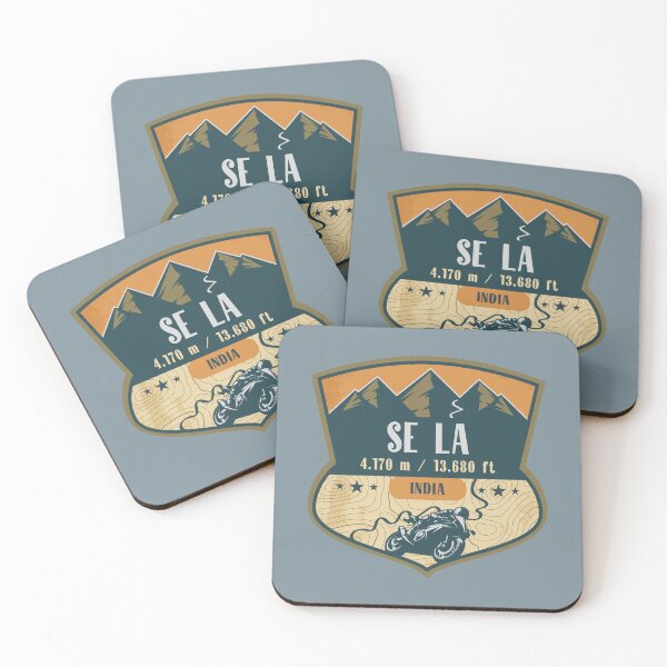 Item preview, Se La Himalaya India Biker Badge designed and sold by CynthiaGraphics.