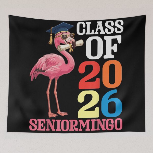 Item preview, Class of 2026 Seniormingo Flamingo Graduation Senior Year High School Grad designed and sold by Daisy Grimes.