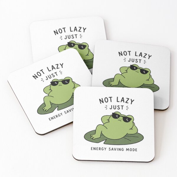 Item preview, Lazy Funny Frog Meme designed and sold by fadeinkstudio.