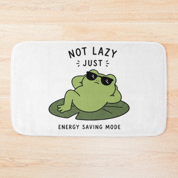 Item preview, Lazy Funny Frog Meme designed and sold by fadeinkstudio.