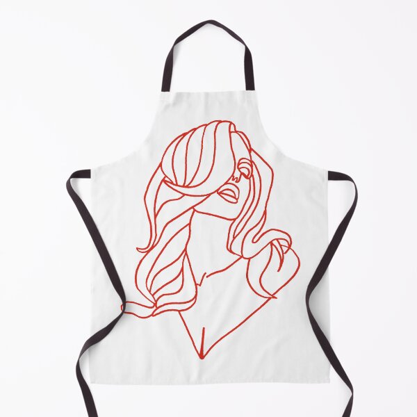 Item preview, portrait of a woman (red) designed and sold by Lagueny.