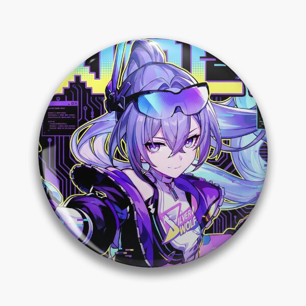 Item preview, Silver Wolf Max Level: Purple Hair Icon designed and sold by Senpaiwaves.