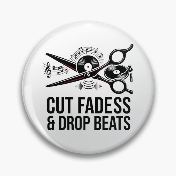 Item preview, Cut Fades And Drop Beats Funny Barber Music Design designed and sold by Majnon8bp.