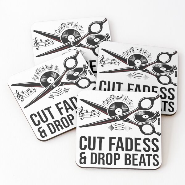Item preview, Cut Fades And Drop Beats Funny Barber Music Design designed and sold by Majnon8bp.