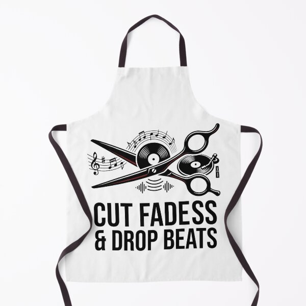 Item preview, Cut Fades And Drop Beats Funny Barber Music Design designed and sold by Majnon8bp.