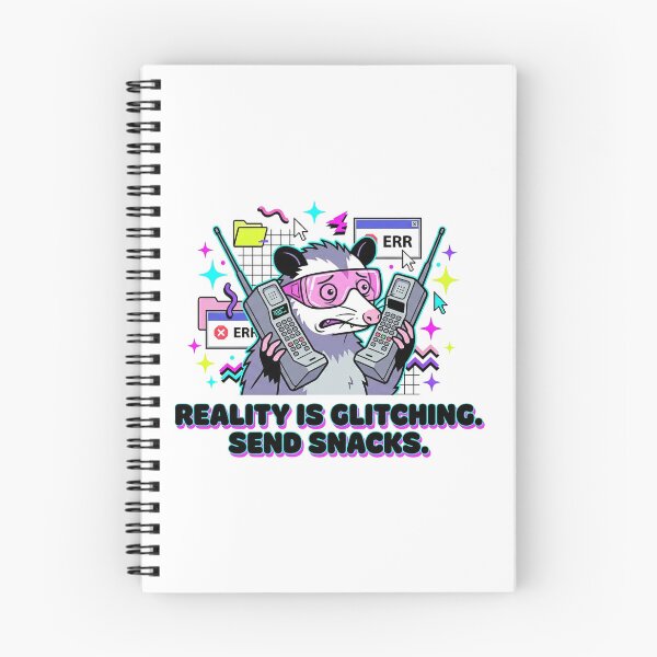 Item preview, Glitchy Opossum Y2K Aesthetic - Reality is Glitching designed and sold by MirAgency.