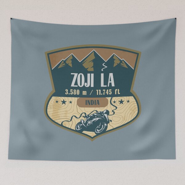 Item preview, Zoji La Himalaya India Biker Badge designed and sold by CynthiaGraphics.