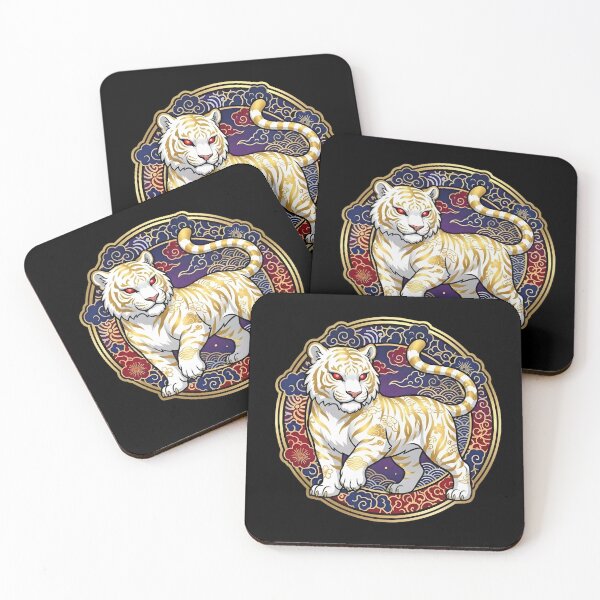 Item preview, BYAKKO: White Tiger - Mythic Emblem designed and sold by Spirits Dark Japan.