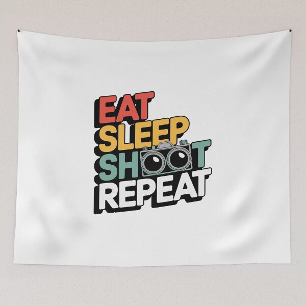 Item preview, Eat Sleep Shoot Repeat designed and sold by jkrphoto.