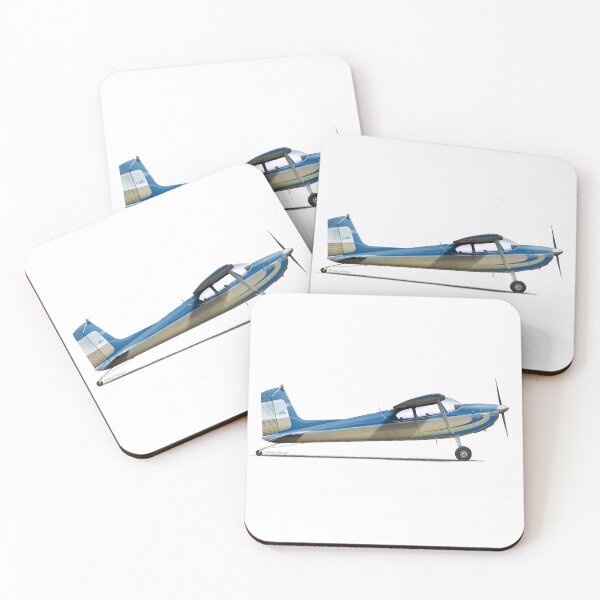 Item preview, CESSNA 180A SKYWAGON designed and sold by Grubby Fingers Aircraft Illustration.