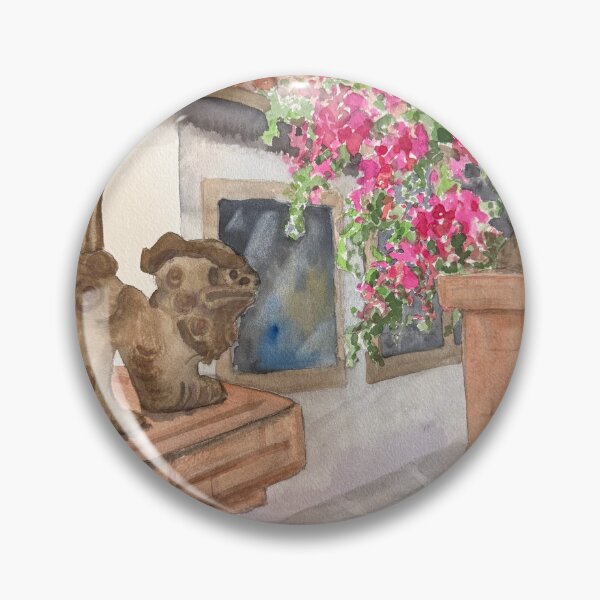 Item preview, Shisa and Bougainvillea designed and sold by TanoshiArt.