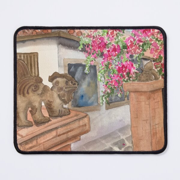 Item preview, Shisa and Bougainvillea designed and sold by TanoshiArt.