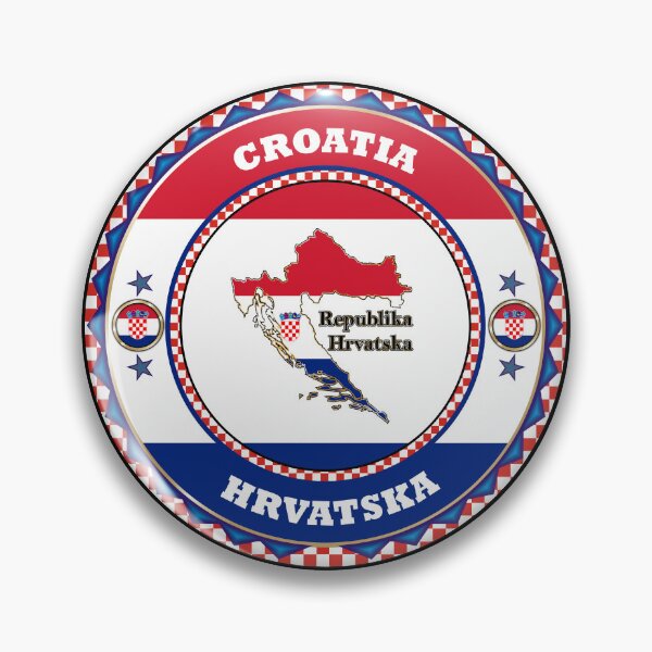 Item preview, Croatia Hrvatska map flag designed and sold by studioss76.