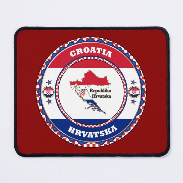Item preview, Croatia Hrvatska map flag designed and sold by studioss76.
