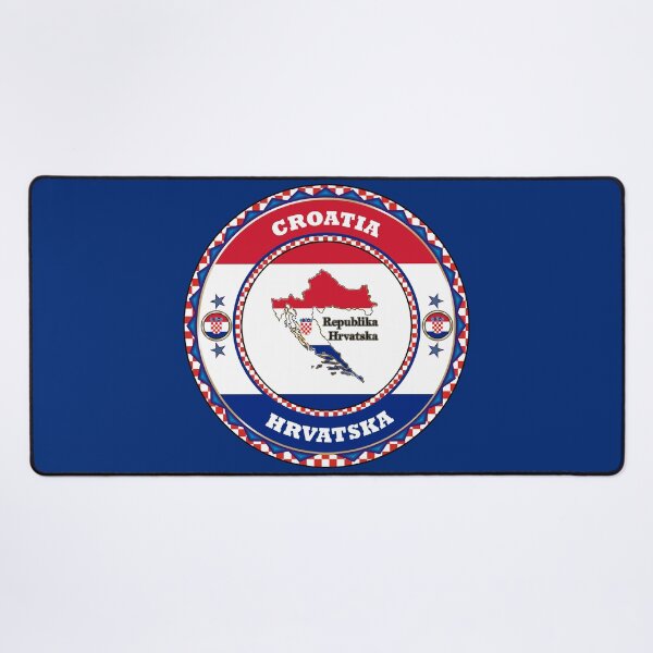Item preview, Croatia Hrvatska map flag designed and sold by studioss76.