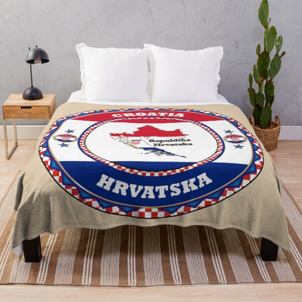 Item preview, Croatia Hrvatska map flag designed and sold by studioss76.