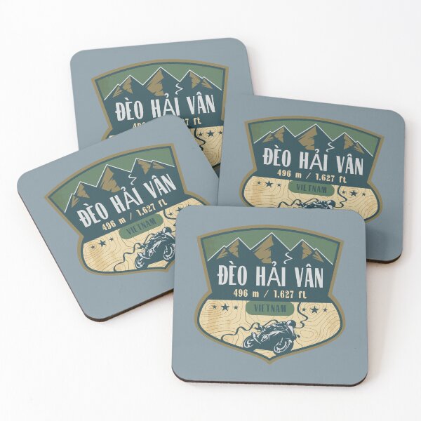 Item preview, Hai Van Pass Vietnam Biker Badge designed and sold by CynthiaGraphics.