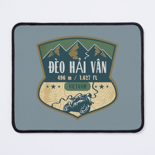 Item preview, Hai Van Pass Vietnam Biker Badge designed and sold by CynthiaGraphics.