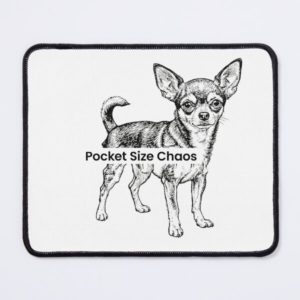 Item preview, Chihuahua Pocket Size Chaos Shirt Funny Dog Lover Gift - Breed & Mood designed and sold by PhokaPhokich.