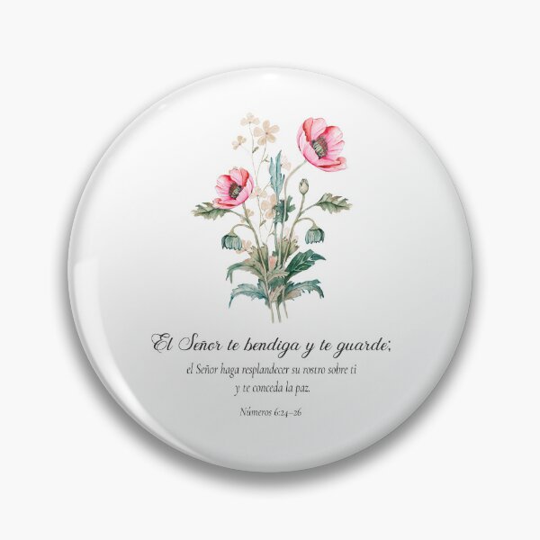 Item preview, Números 6:24–26 – El Señor te bendiga y te guarde | Bendición Bíblica Floral | Regalo Cristiano designed and sold by latiendadearyam.