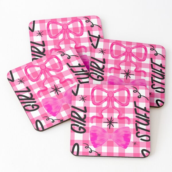 Item preview, Pink Coquette Bow Pattern – Cute Girly Aesthetic, “Girl Stuff” Graphic Design, Y2K Soft Girl Style designed and sold by VirtuallyCreativ .