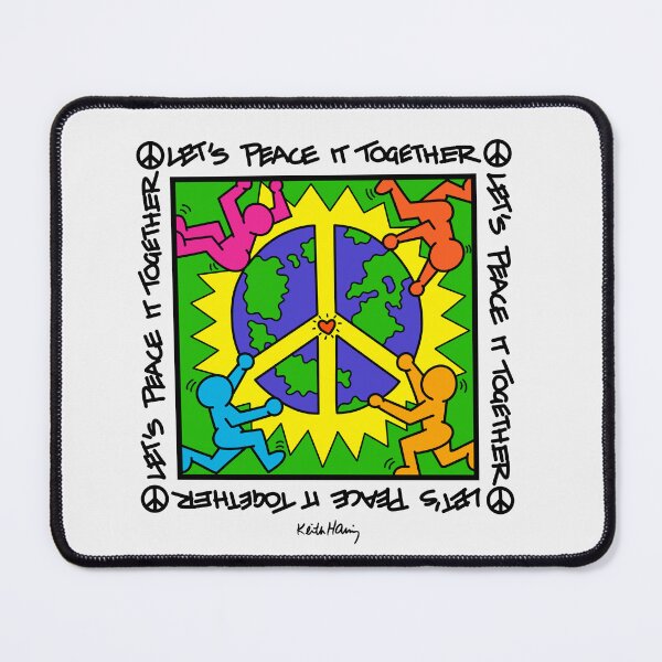 Item preview, Let’s Peace It Together 1980s KH inspired style Art designed and sold by ZERO-MIND.