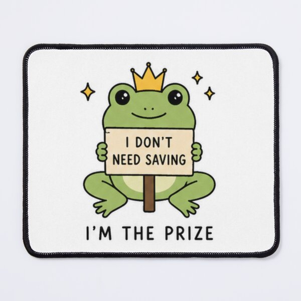Item preview, Brave frog meme no saving designed and sold by fadeinkstudio.