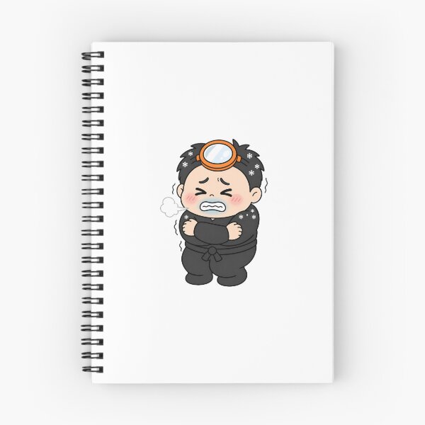Item preview, KOREA HAENAM - Cute Chibi Character Freezing Cold Shivering Sticker designed and sold by KOREA-HAENAM.