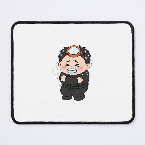 Item preview, KOREA HAENAM - Cute Chibi Character Freezing Cold Shivering Sticker designed and sold by KOREA-HAENAM.
